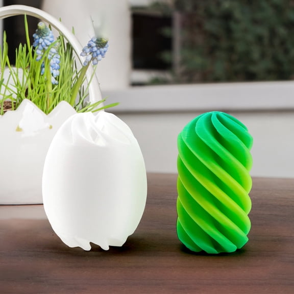 Sruoe 3D Printed Spiral Egg Fidget Toy, Easter Eggs, Easter Toy Egg Relax Anxiety Toy for Kids, Easter Basket Stuffer Filler, Easter Gift, Classroom Prize, Easter Party Favors