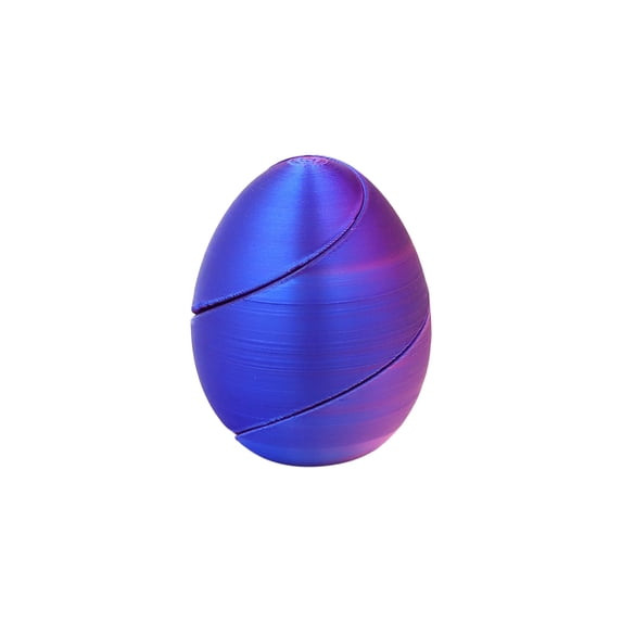 Sruoe 3D Printed Spiral Egg Fidget Toy, Easter Eggs, Easter Toy Egg Relax Anxiety Toy for Kids, Easter Basket Stuffer Filler, Easter Gift, Classroom Prize, Easter Party Favors