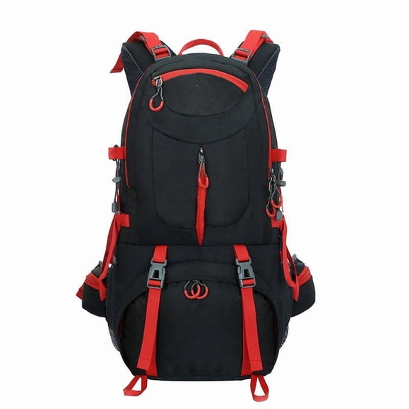 Sruoe 50L Hiking Backpack, Waterproof Large Outdoor Trekking Backpack, Multi-Compartment Camping Backpack, Ergonomic Travel Backpack with External Attachments, All-Season Backpack for Men Women