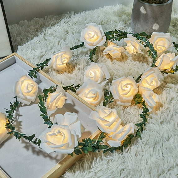 Sruoe 6ft Spring Flower Garland, Artificial Eucalyptus Garland with Flowers, Artificial Rose Flowers Vine, Fake Rose Floral Greenery Garland for Wedding Arch Table Wall Room Decor