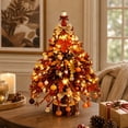 thumbnail image 1 of Sruoe 7.87 Inch DIY Beaded Thanksgiving Day Tree Kit, 3D Crystal Craft Set with String Lights, Desktop Holiday Decor for Adult Crafts, Thanksgiving Day Decorations, 1 of 7