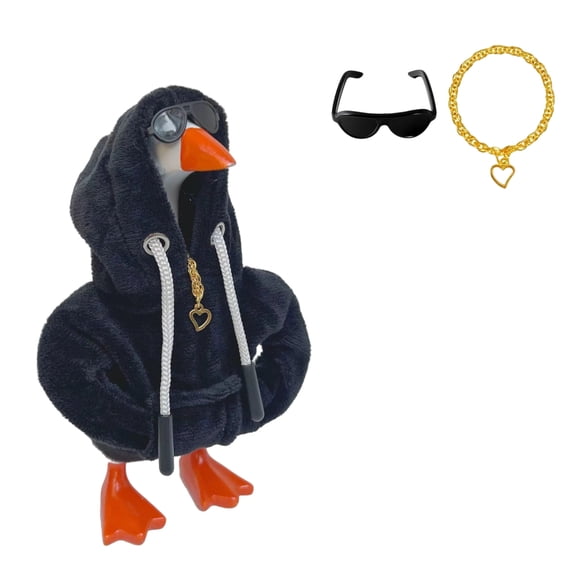 Sruoe Desk Goose Outfits, 7 Inch Mini Porch Goose Clothes, Desktop Goose Outfits, Costume Clothes for Table Decor Tabletop Goose Accessory Holiday All Seasons Holiday