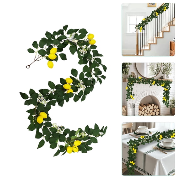 Sruoe Artificial Flower Garland for Mantle, Spring Garland Flowers, Wreath Vines Green Spring Garland, Wreath Vines Green Garland, Spring Garland Decor for Home