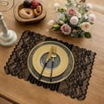 thumbnail image 1 of Sruoe Boho Table Runner, Lace Floral Table Runners 12x18 Inch, Farmhouse Table Runner for Kitchen Dining Table, Rustic Table Cloth Decor for Wedding Home Party Spring Gift, 1 of 9