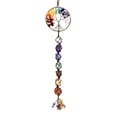 thumbnail image 1 of Sruoe Crystal Hanging Ornament, 14.17 Inch Natural Stone Wall Hanger, Color Crystal Wall Pendant for Home Indoor Window Room Spiritual Meditation Daily Decoration, 1 of 2