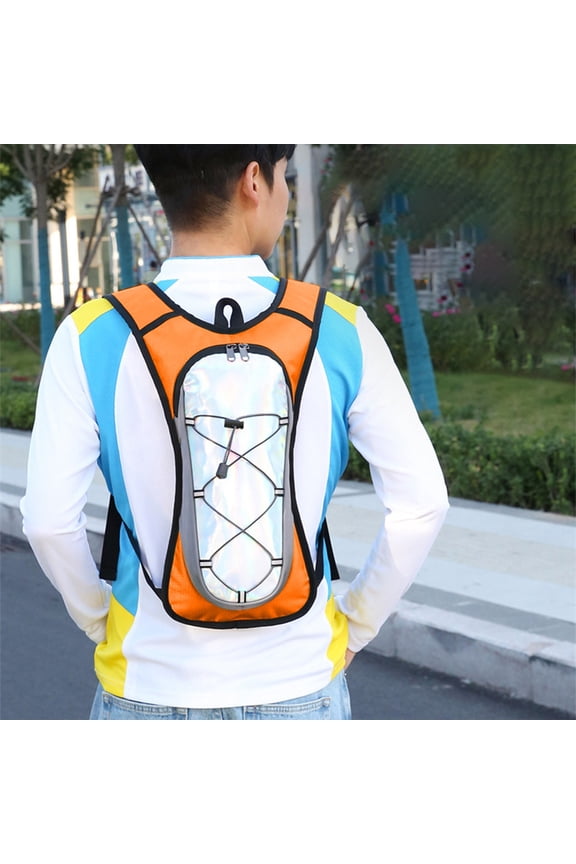 Cycling Backpack, Outdoor Mountaineering Backpack with Hydration Compartment, Waterproof Lightweight Bicycle Backpack, Drawstring Casual Daypack for Hiking Travel Sports Men Women Sky Blue