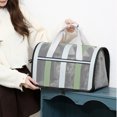 thumbnail image 1 of Sruoe Dog Backpack Carrier, Collapsible Mesh Cat Backpack Carrier, Durable Large Dog Carrier Backpack, Pet Backpack, Dog Cat Travel Bag Spacious Pet Carrier 18.11" x 11.41" x 10.23" for Medium Pets, 1 of 8