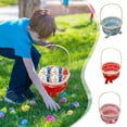 thumbnail image 1 of Sruoe Easter Bunny Baskets, Cute Woven Gift Baskets, Storage Gifts Candies, Rattan Flower Basket, Farmhouse Easter Decorations for Holiday Home Party, 1 of 7