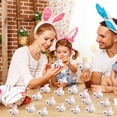 thumbnail image 1 of Sruoe Easter Flocked Bunny Decoration, 10pcs Easter Decorations Easter Bunny Farmhouse Gift, Easter Rabbit Decor Table Centerpiece for Home Office Holiday, 1 of 7