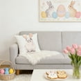thumbnail image 1 of Sruoe Easter Pillow Covers, 18x18" Decorative Pillow Covers Bunny, Easter Decor Easter Decorations Rabbit Bunny Throw Pillowcase for Couch Chair Sofa Bed, 1 of 7
