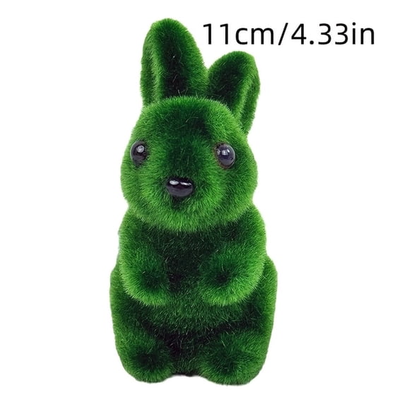 Sruoe Easter Resin Bunny Decor Rabbit Figurines, Easter Decorations Bunny Tabletop Ornament, Spring Decor Farmhouse Gift, Easter Decor Table Ornaments for Home