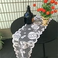 thumbnail image 1 of Sruoe Easter Table Runner, Pink Lace Table Runner, 13x72 Inch Farmhouse Spring Decor for Kitchen Dining Table Home Party Wedding Centerpiece Decoration Spring Gift, 1 of 3