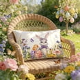thumbnail image 1 of Sruoe Easter Throw Pillow Covers 12x20 Inch Bunny Rabbit Soft Plush Faux Fur, Decorative Throw Pillow Covers, Spring Cute Bunny Pillowcases for Easter Home Living Room Bed Decor, 1 of 6