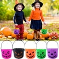 thumbnail image 1 of Sruoe Halloween Candy Bucket, Lantern Pumpkin Pail, Trick Or Treat Pail for Kids, Large Halloween Candy Holder Storage Container, Pumpkin Candy Basket for Halloween Party Decorations Props, 1 of 3
