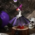thumbnail image 1 of Sruoe Halloween Desk Goose Outfits with Witch Hat Necklace, 7 Inch Mini Porch Goose Clothes, Desktop Goose Outfits, Costume Clothes for Table Decor Tabletop Goose Accessory Holiday, 1 of 6