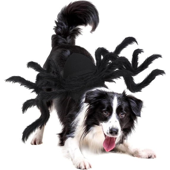 Sruoe Halloween Dog Costumes, Spider Pet Costume, Small Size Funny Transformation Outfit Cat Costume, Adjustable Buckle Cosplay Clothes for Cat Small Dog Halloween Costumes