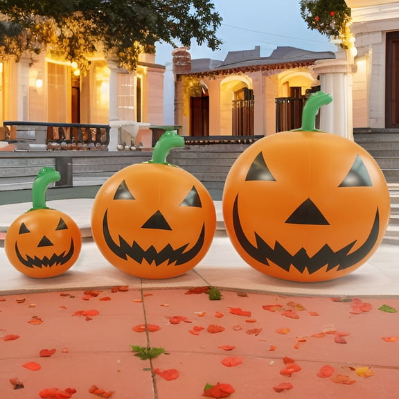 Sruoe Halloween Inflatables, Halloween Inflatable Pumpkin Decorations Pumpkin Outdoor Halloween Decorations For Yard Garden, Halloween Decorations