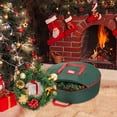 thumbnail image 1 of Sruoe Heavy Duty Christmas Wreath Storage Container 24/30/36 Inch, Ornament Storage Bag Green, Christmas Storage Containers for Garland Ornament Storage & Holiday Decor, 1 of 7