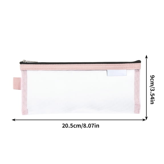 Sruoe Pencil Case, Zipper Pencil Pouch, Flat Pencil Cases, Slim Pencil Bag Pen Case Pen Pouch, Durable Stationery Organizer, Office Supplies