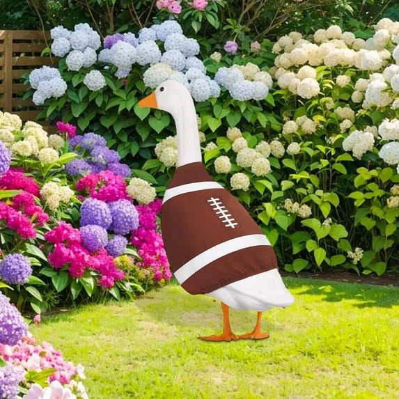 Sruoe Porch Goose Outfits, 23" Porch Goose Clothes for Lawn Yard and Patio Decoration, Lawn Goose Clothing for Cement Goose Lawn Goose Outfit, Garden Goose Costume