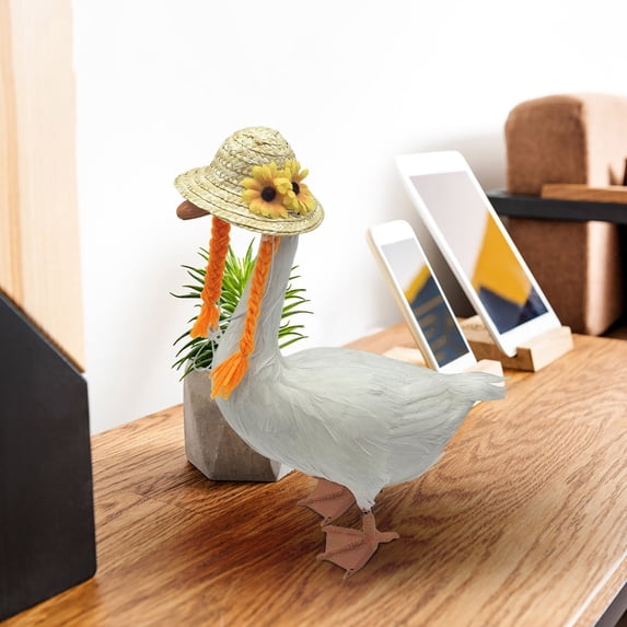 Sruoe Porch Goose Outfits, 7 Inch Porch Goose Clothes, Goose Clothes Dress, Desktop Goose Outfits, Costume Clothes for Table Decor Tabletop Goose Accessory Holiday