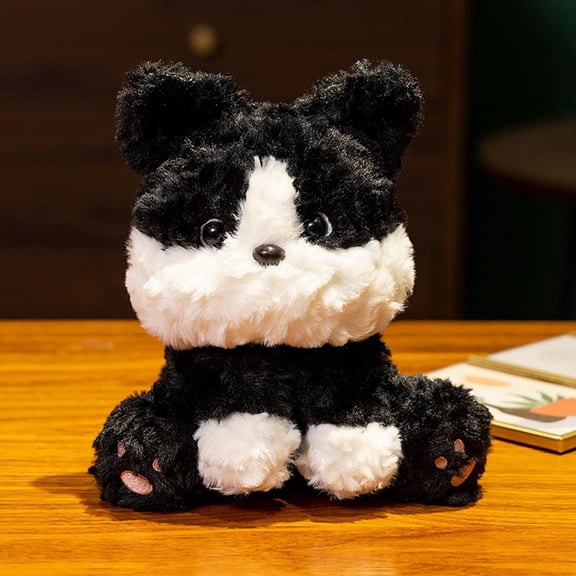 Sruoe Stuffed Animals, Easter Gifts for Kids, Dog Stuffed Animal Plush Toys, Black Stuffed Animal & Plush Toy Soft Plush Puppy, Easter Gifts Toys Gifts Cute Stuffed Animals, Plush Dolls Girls Boys
