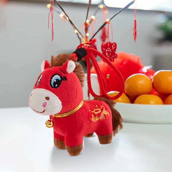 Sruoe Stuffed Animals, Easter Gifts for Kids, Horse Stuffed Animal Plush Toys, Red Stuffed Animal & Plush Toy Soft Plush Horse, Easter Gifts Toys Gifts Cute Stuffed Animals, Plush Dolls Girls Boys