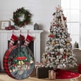thumbnail image 1 of Sruoe Wreath Storage Container 24", Christmas Wreath Storage Bag Garland Holiday Container with Clear Window, Holiday Decoration Organizers, Tear Resistant Fabric, 1 of 6