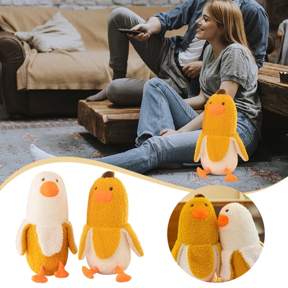 Srutirbo Banana Toy Cute Plushies Stuffed Animal Hugging Sleeping Pillow for Girls and Boys, 25 cm, Yellow