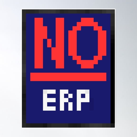 Ss13 No Erp Contraband Poster Wall Art, Modern Wall Decor, 12x18 UNFRAMED