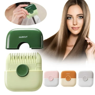 Ssdyl Hair Cutting Comb Clearance 2 In 1 Hair Trimmer Split End Hair Trimmer and Arrangement Double Design with Cover Interchangeable and Adjustable for Cutting Styling