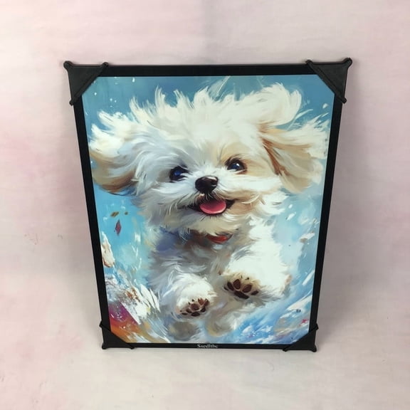 Ssedltbc Custom paintings Personalized Cat & Dog Art Prints (Home Decor)