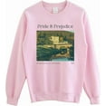 thumbnail image 1 of SsofieStore Pride and Prejudice Sweatshirt - Pemberley House Derbyshire Sweater, Jane Austen Bookish Crewneck, 1 of 6