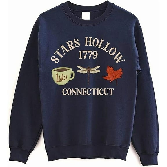 SsofieStore Stars Hollow Connecticut Crewneck Sweatshirt - Fall Vibe Sweater for Fans