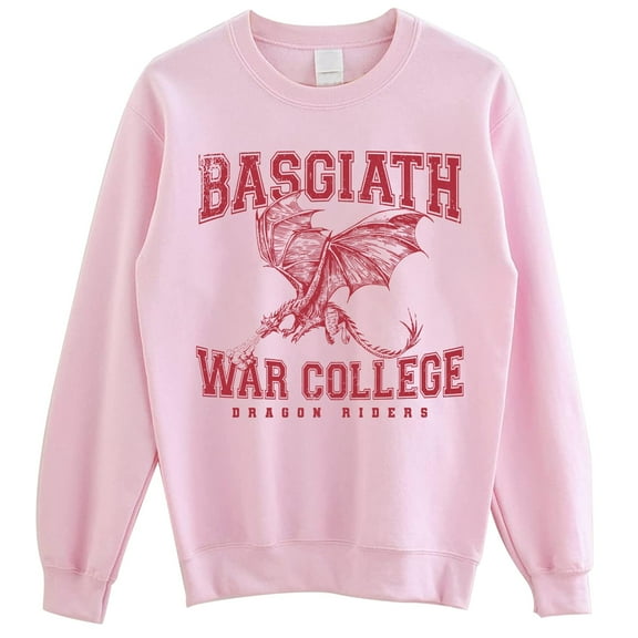 Basgiath War College Sweatshirt – Fourth Wing Dragon Rider Book Merch, Fantasy Gift