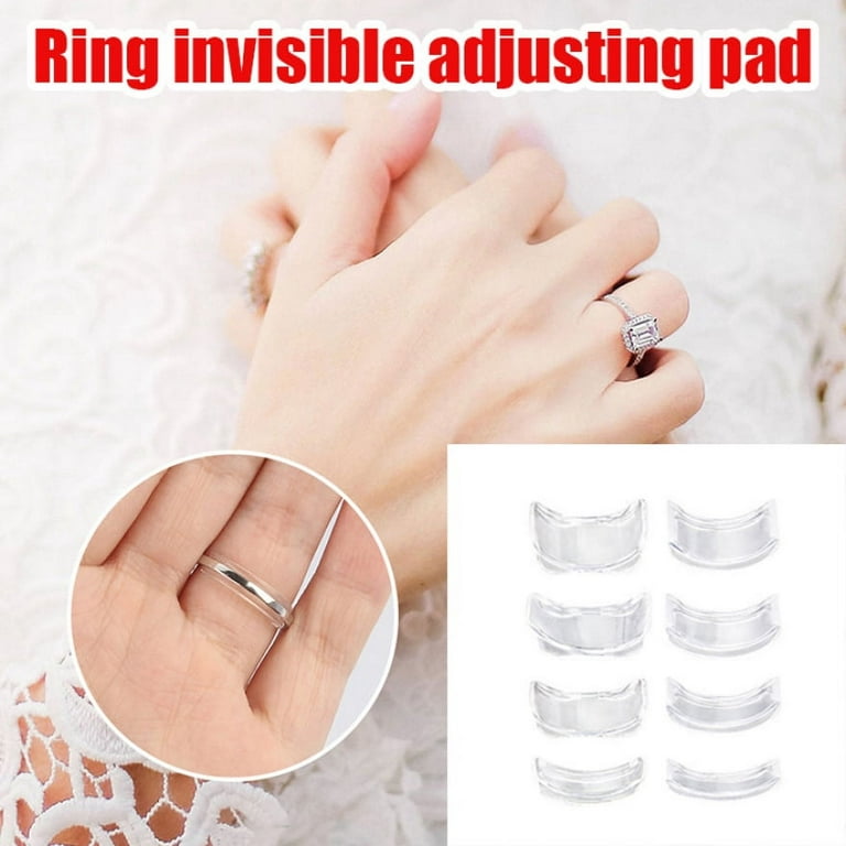 Ring Size Adjuster for Loose Rings 8 Pcs, Ring Guards for Women