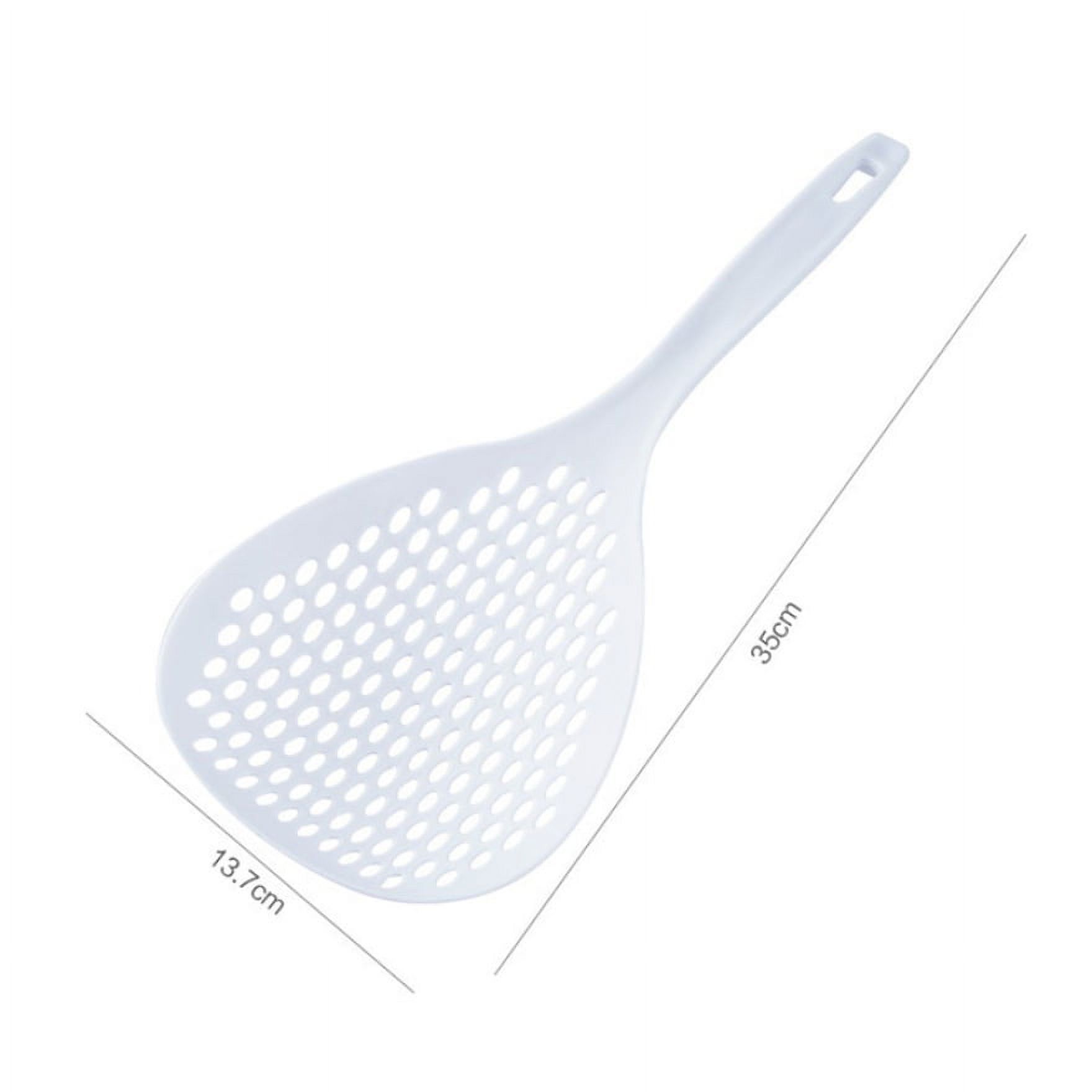 Ssxinyu Kitchen Ladle Strainer with Long Handle High Heat Resistant