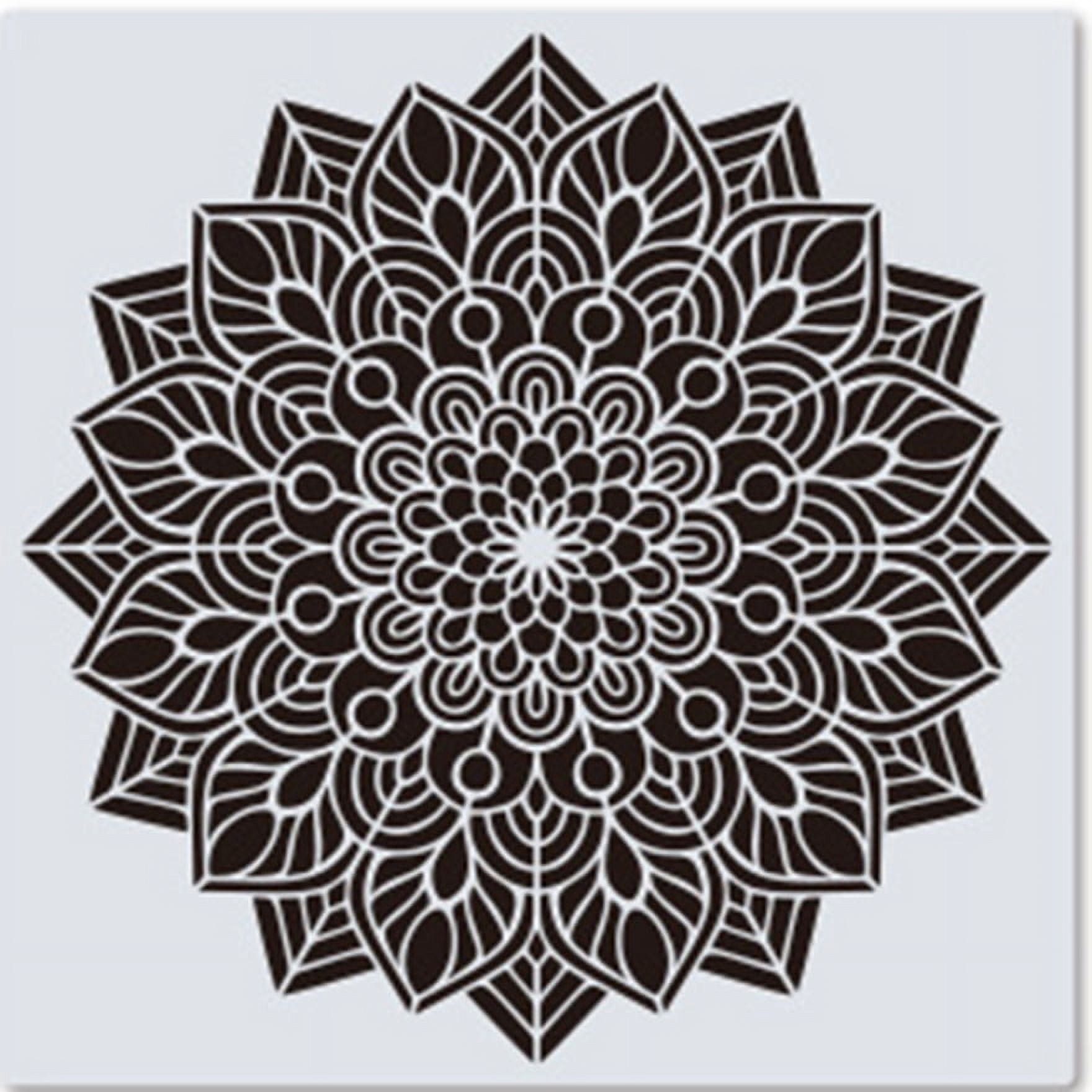 Boho Mandala Stencil - Reusable Stencil 16
