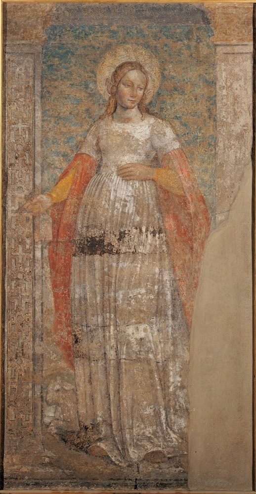 St Agnes Canvas Art - (24 x 36)