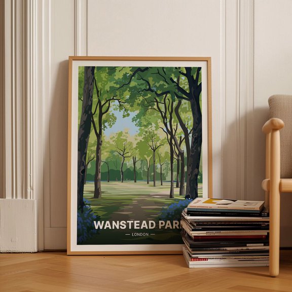 St Albans Cathedral Travel Hertfordshire England, Unframed Paper Poster 8x10in