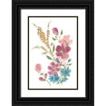 thumbnail image 1 of St. Amant, Yvette 23x32 Black Ornate Wood Framed with Double Matting Museum Art Print Titled - Boho Flower Bouquet I, 1 of 4