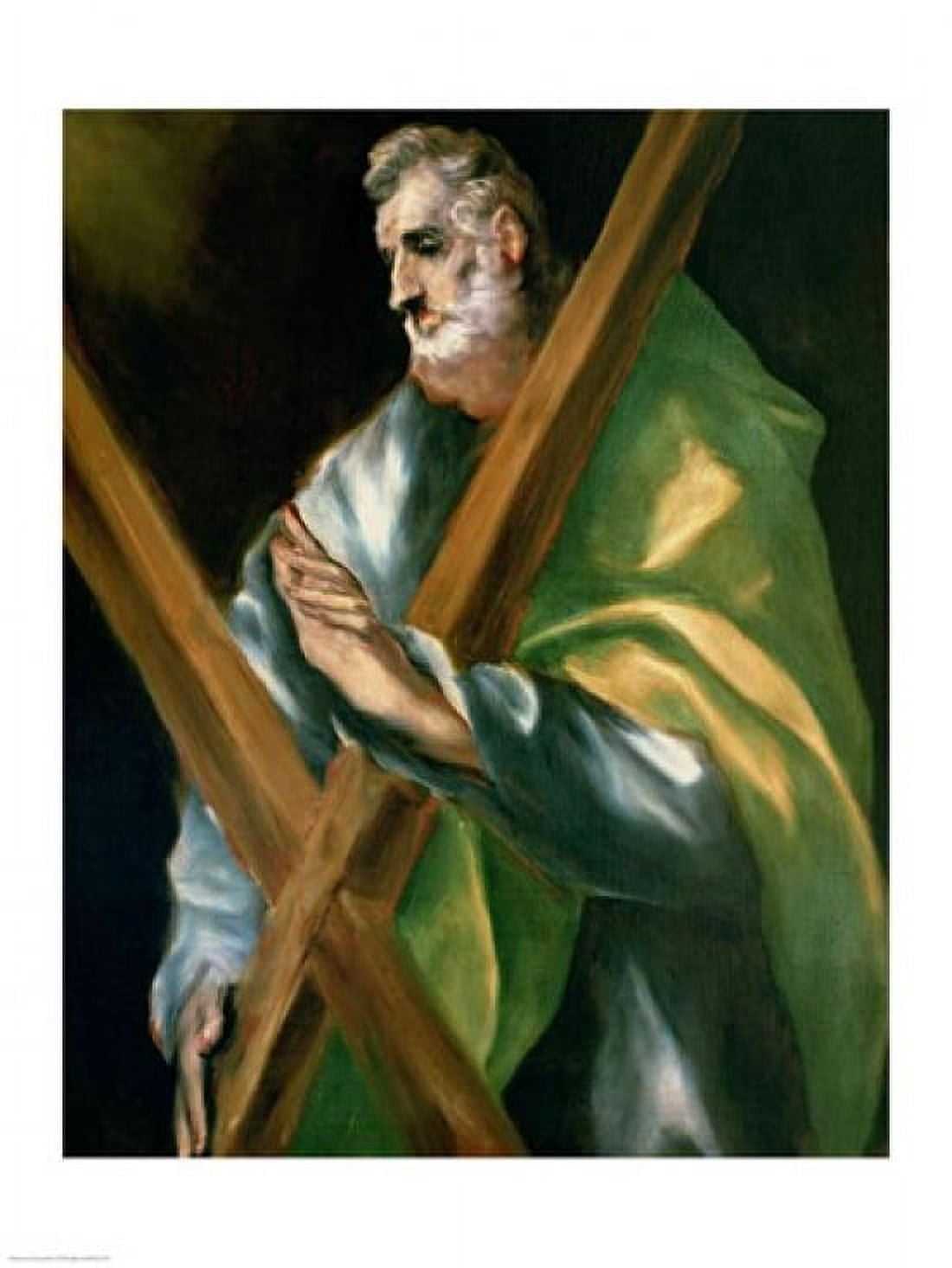 St Andrew Canvas Art - El Greco (18 x 24)