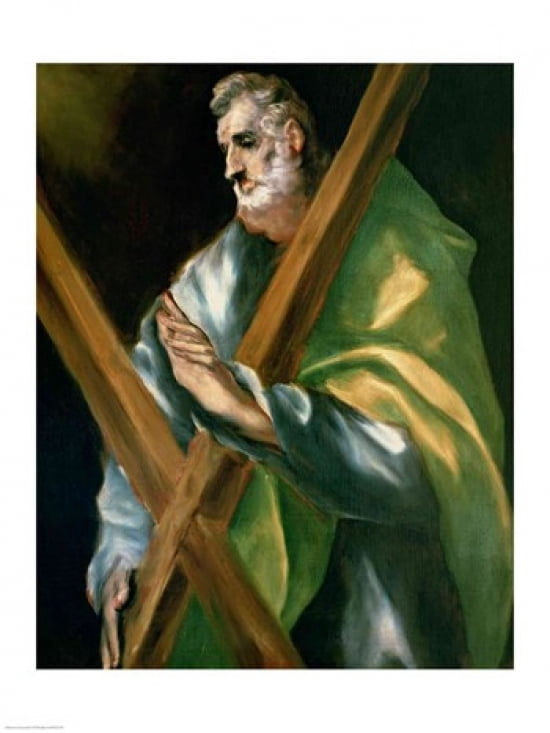 St Andrew Canvas Art - El Greco (24 x 36)