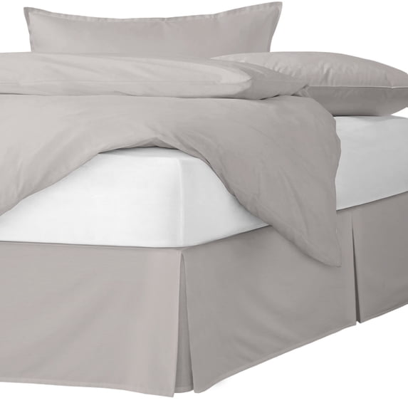 St Anne Cafe au Lait Platform Bed Skirt Queen 18" Drop