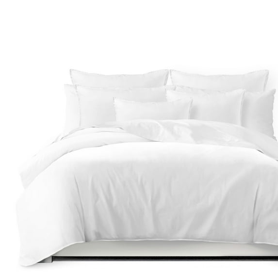 St Anne Pure White Coverlet Set Super King