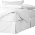 thumbnail image 1 of St Anne Pure White Platform Bed Skirt Twin 18" Drop, 1 of 4