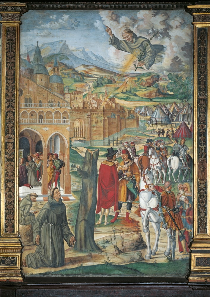 St Anthony Appearing To Luca Belludi Canvas Art - (24 x 36)