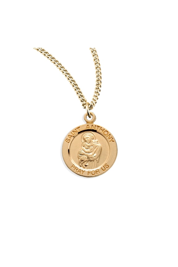 St. Anthony Gold Medal Necklace