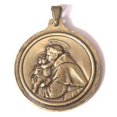 thumbnail image 1 of St. Anthony / St. Christopher- Bronze medal(3.2cm-1.3" diameter), 1 of 2