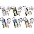 thumbnail image 1 of St. Augustine, FL FootWhere Souvenir Keychain. (StA100 - Assorted) 6 Piece Set, 1 of 7